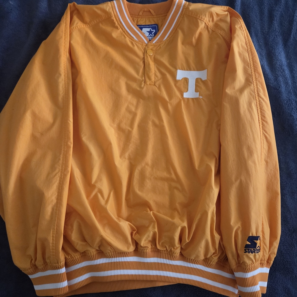 Vintage Tennessee Starter Orange Pullover Jacket